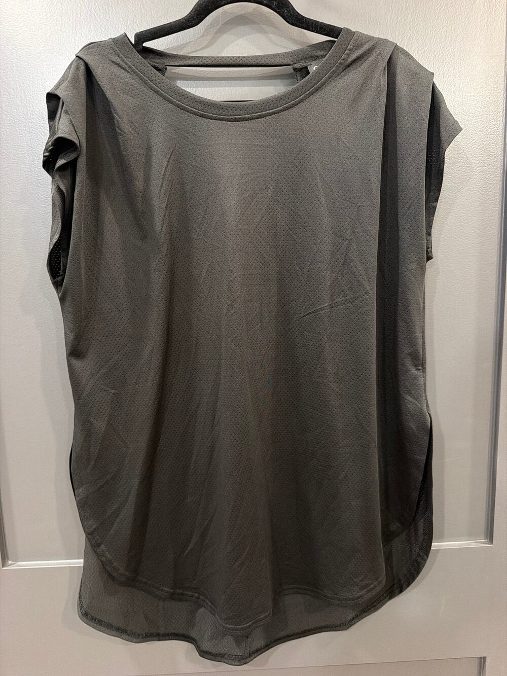 SSYS honeycomb sleeveless open back athleisure